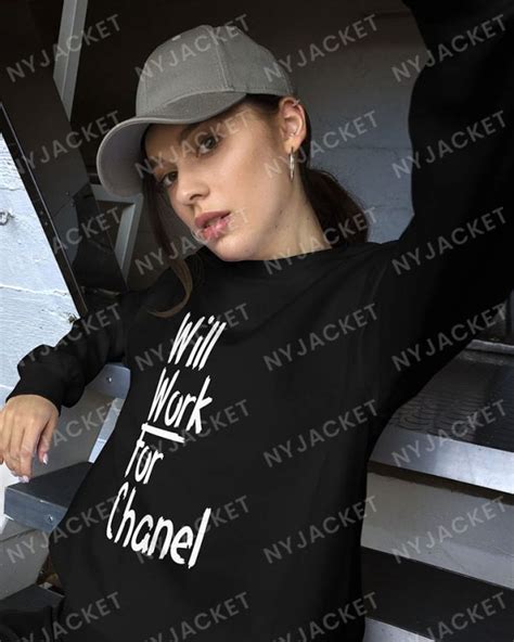 chanel sweater sweatshirt|will work for Chanel sweatshirt.